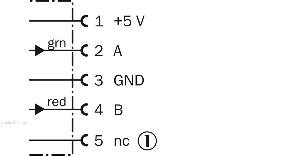 Connection diagram PROFIBUS OUT