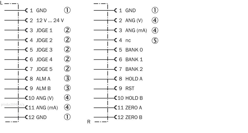 Connection diagramm terminal board