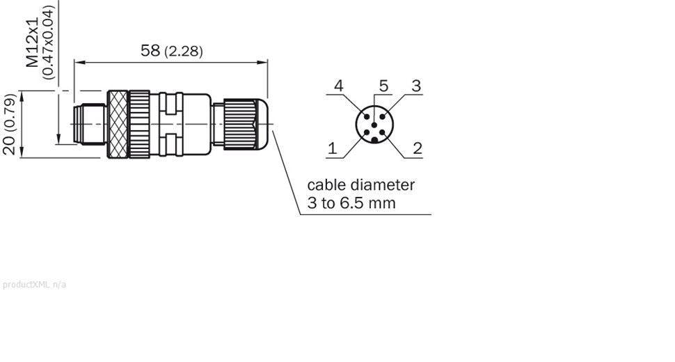 Sick. Plug connectors and cables / Male connectors (ready to assemble) - STE-1208-G - 6033269
