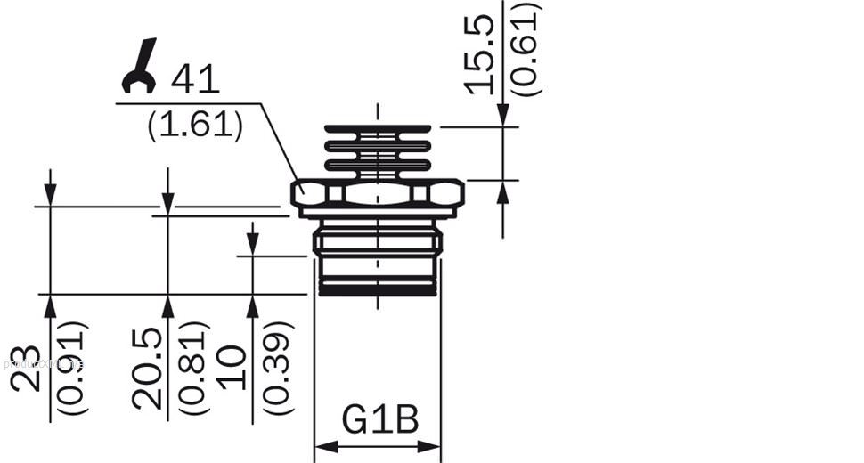 Dimensional drawing process connection