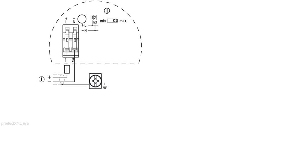 Contactless electronic switch connection diagram