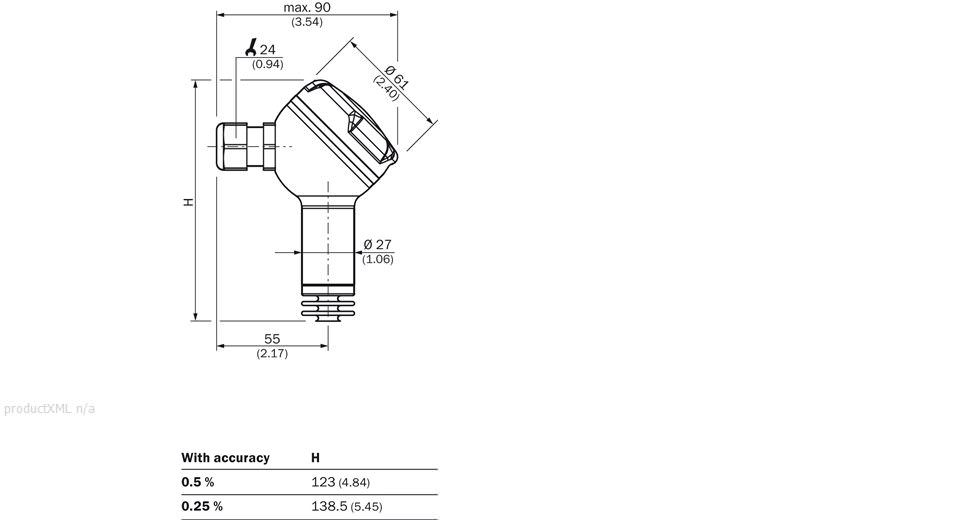 Dimensional drawing housing