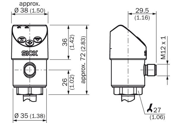 Dimensional drawing housing