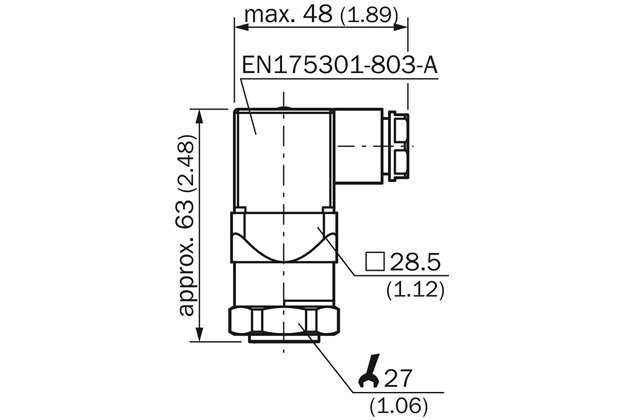 Dimensional drawing housing