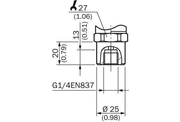 Dimensional drawing process connection