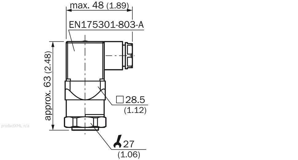 Dimensional drawing housing