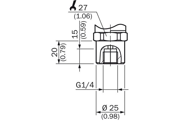 Dimensional drawing process connection