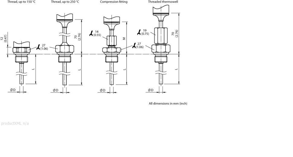 Dimensional drawing process connection