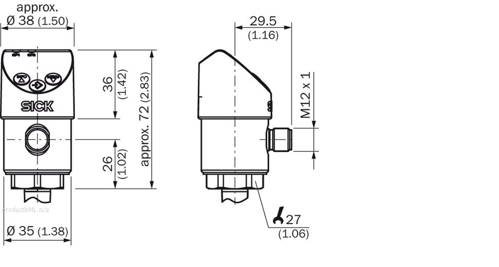 Dimensional drawing housing