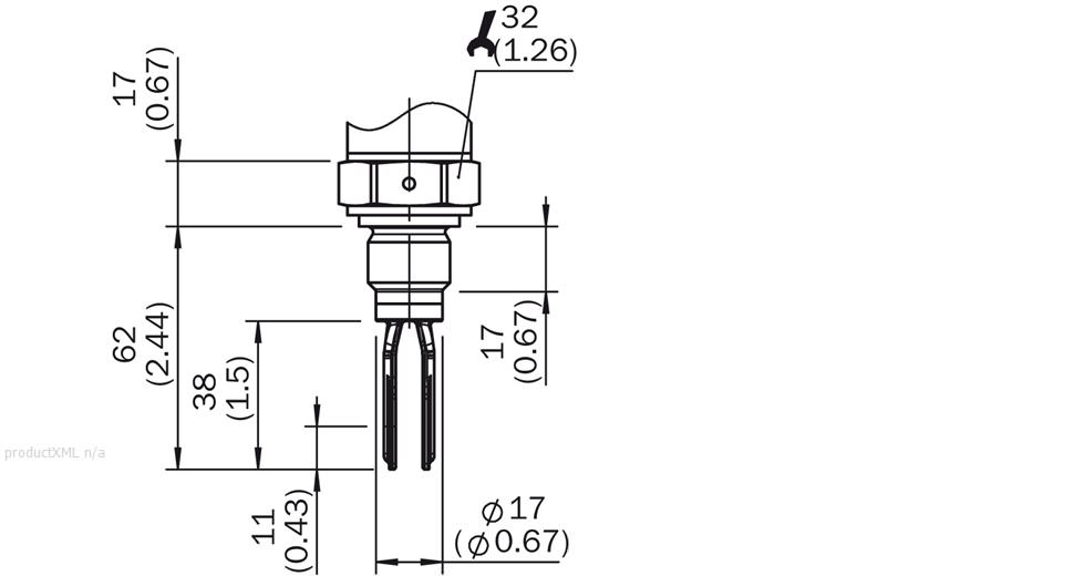 Dimensional drawing process connection