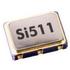 Silicon Laboratories. Oscillator XO 40MHz ±30ppm LVPECL 52% 3.3V 6-Pin SMD Tray - 511ACA40M0000BAG