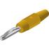SKS Kontakttechnik. Conn Banana PL 1 POS Screw ST Cable Mount 1 Port - VON 20 YELLOW