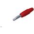 SKS Kontakttechnik. Conn Banana PL 1 POS Solder ST Cable Mount 1 Port - VON 30 RED