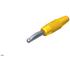 SKS Kontakttechnik. Conn Banana PL 1 POS Solder ST Cable Mount 1 Port - VON 30 YELLOW