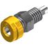 SKS Kontakttechnik. Conn Binding Post SKT 1 POS Solder ST Panel Mount 1 Port - BUG 10 YELLOW