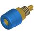SKS Kontakttechnik. Conn Binding Post SKT 1 POS Solder ST Panel Mount 1 Port - BIL 20 AU BLUE