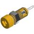 SKS Kontakttechnik. Conn Binding Post SKT 1 POS Solder ST Panel Mount 1 Port - MBI 1 YELLOW