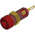 SKS Kontakttechnik. 2 mm Diameter Miniature Socket, Insulated, Gold-Plated - MBI 1 RED AU