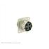 Souriau. Conn Circular SKT 4 POS Crimp ST Flange Mount 4 Terminal 1 Port - UT00124SH6