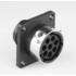 Souriau. Conn Circular SKT 3 POS Crimp ST Wall Mount 3 Terminal 1 Port Bag - UTG0103S