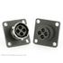Souriau. Conn Circular SKT 4 POS Crimp ST Wall Mount 4 Terminal 1 Port Bag - UTG0104SH