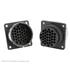 Souriau. Conn Circular PIN 35 POS Crimp ST Wall Mount 35 Terminal 1 Port Bag - UTG02235P
