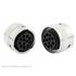Souriau. Conn Circular SKT 12 POS Crimp ST Cable Mount 12 Terminal 1 Port - UTG61412SN