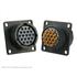 Souriau. Conn Circular SKT 19 POS Solder Cup ST Flange Mount 19 Terminal 1 Port - UTS014E19S