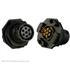 Souriau. Conn Circular SKT 7 POS Solder Cup ST Jam Nut 7 Terminal 1 Port - UTS710D7S