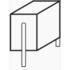 TDK ELECTRONICS. Cap Film 1uF 250V PET 10% (16.5 X 7 X 9.3mm) Radial Stacked 15mm 125C - B32562J3105K003