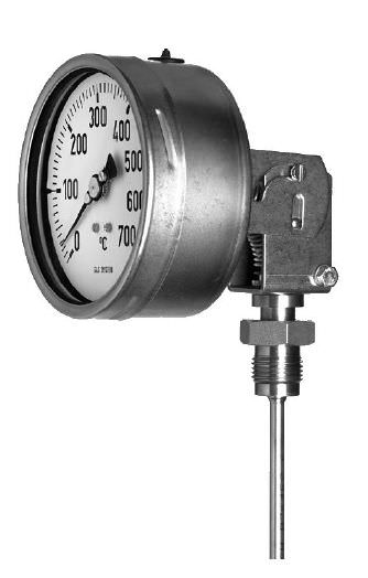 Игольчатый термометр газовый привинчиваемый промышленный TM350 tecsis