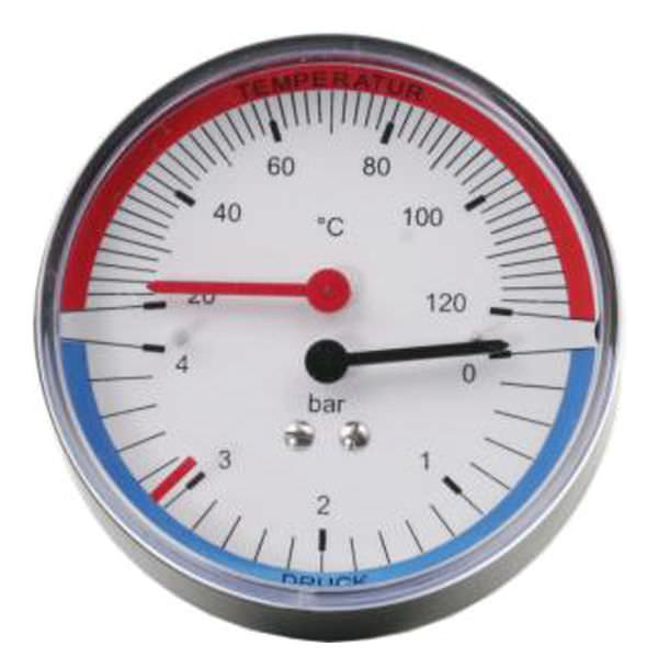 Манометр-термометр со шкалой процесс P1497  tecsis
