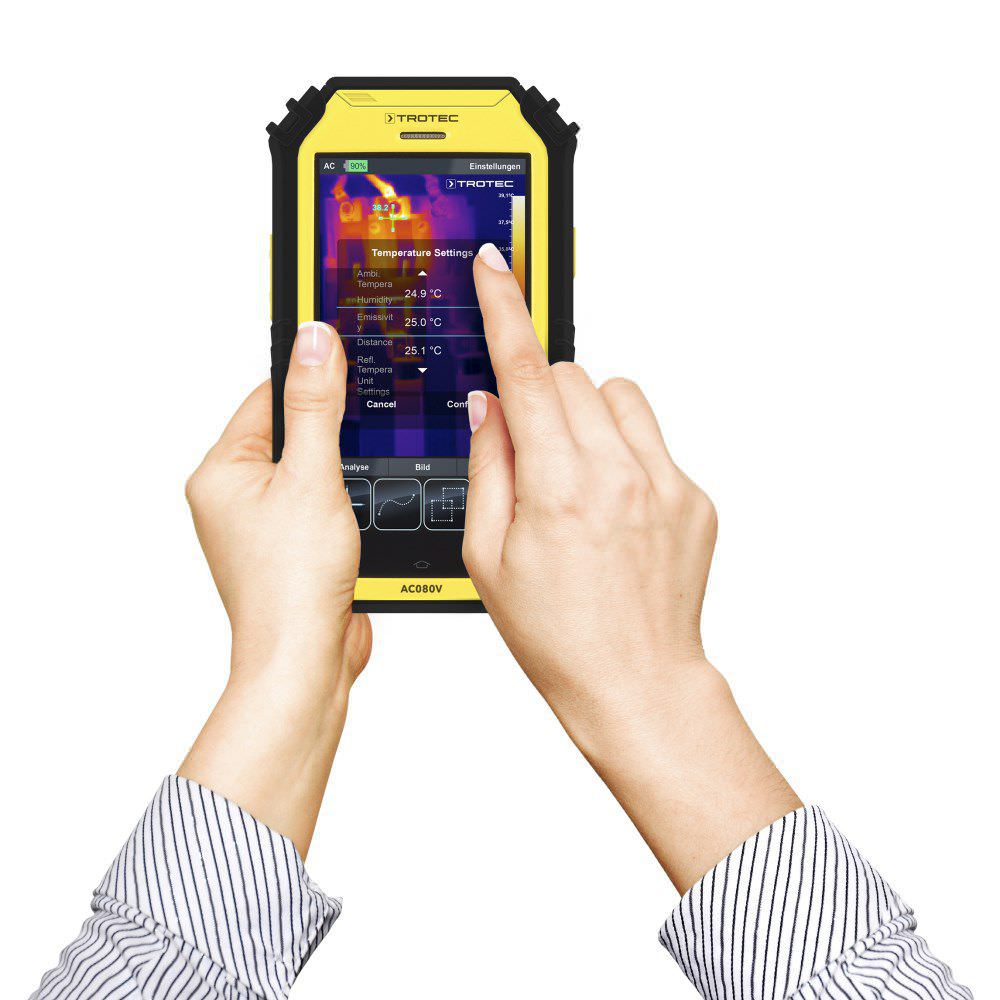 Камера изображение в тепловых лучах матрица фокальной плоскости инфракрасная формат планшета AC080V Trotec GmbH & Co. KG