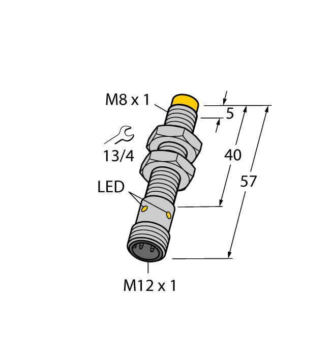 Turck. Индуктивный датчик - NI6U-EG08-AN6X-H1341 - 4635805