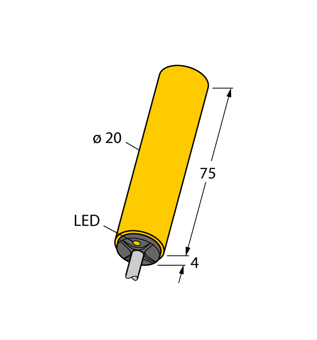 Turck. Индуктивный датчик - NI10-K20-AZ3X - 43585