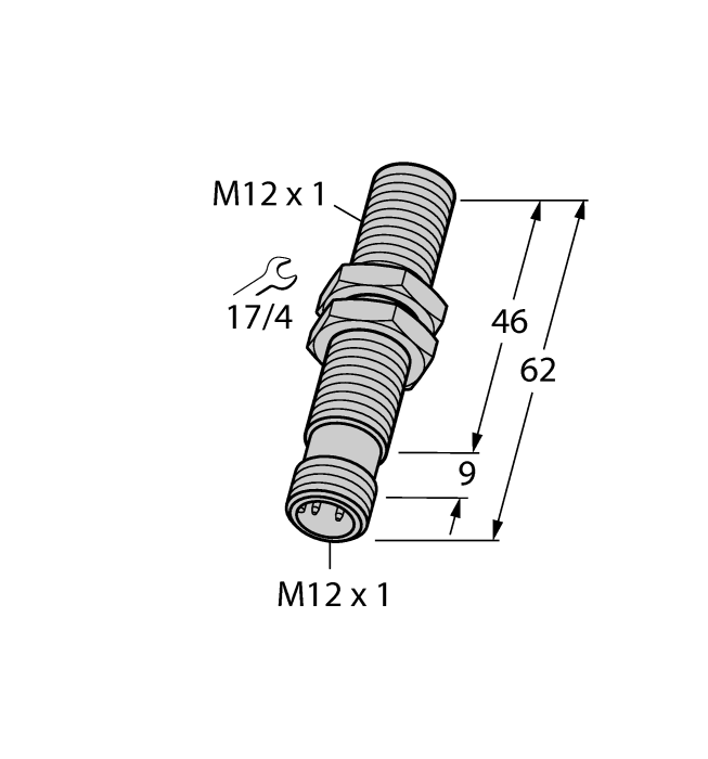 Turck. Индуктивный датчикс аналоговым выходом - BI4-M12-LIU-H1141 - 1535531