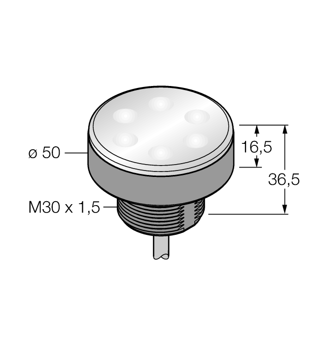 Turck. подсветка рабочего местаSpotleuchte - WL50 - 3013481