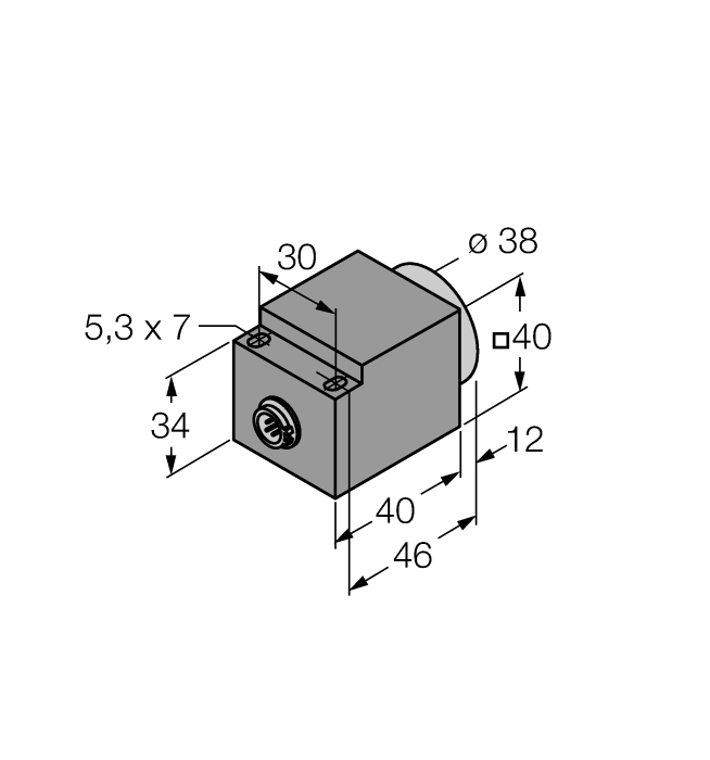 Turck. Индуктивный датчикс расширенным диапазоном температуры - NI25-CQ40-L1131/S1102 - 1602405