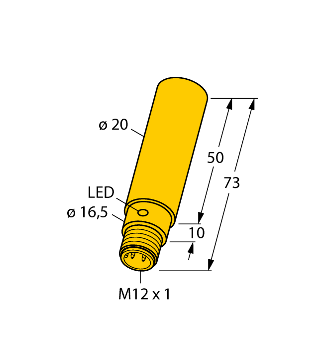 Turck. Индуктивный датчик - NI10-K20-AP6X-H1141 - 4664200
