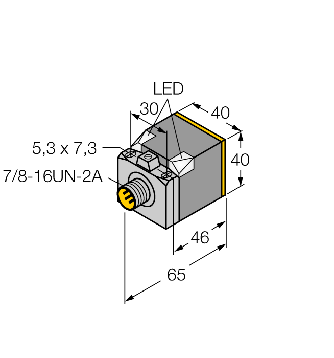 Turck. Индуктивный датчик - BI15U-CK40-ADZ30X2-B1131 - 4280010