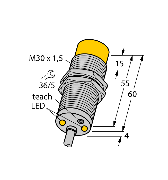 Turck. Индуктивный датчикмонитор скорости вращения - DTNI20U-M30-AP4X2 - 1582232