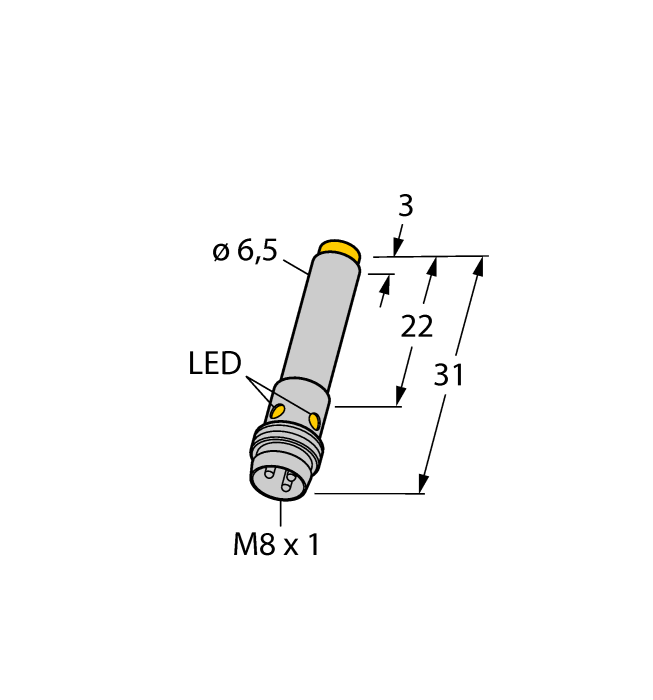 Turck. Индуктивный датчик - NI3-EH6.5K-AP6X-V1131