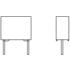 BFC237321475 Vishay Cap Film 4.7uF 100V PET 10% (26 X 10 X 19.5mm) Radial Plastic Rectangular Can 22.5mm 105C Loose