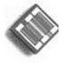 CS33-1MF1MD Vishay Dual Value Chip Resistor, Center Tap