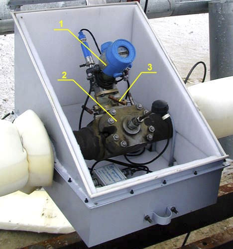 Расходомер с переменным давлением для природного газа для вставки с индикатором VYMPEL Ltd.