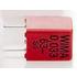 Wima. Cap Film 0.047uF 100V PET 10% (7.2 X 7.2 X 13mm) Radial Plastic Rectangular Can 5mm 100C T/R - FKS2D024701K00KI00