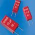 Wima. Cap Film 0.033uF 100V PET 5% (7.2 X 2.5 X 6.5mm) Radial Plastic Rectangular Can 5mm 125C Automotive T/R - MKS2D023301A00JI00