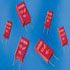 Wima. Cap Film 0.0068uF 400V PP 5% (7.2 X 7.2 X 8.5mm) Radial Plastic Rectangular Can 5mm 100C Tape and Roll - FKP2G016801J00JN00