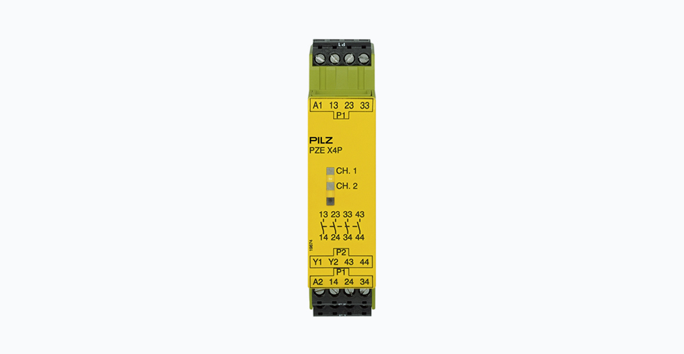 Модуль расширения безопасных выходов PZE X4P 24VDC 4n/o от Pilz