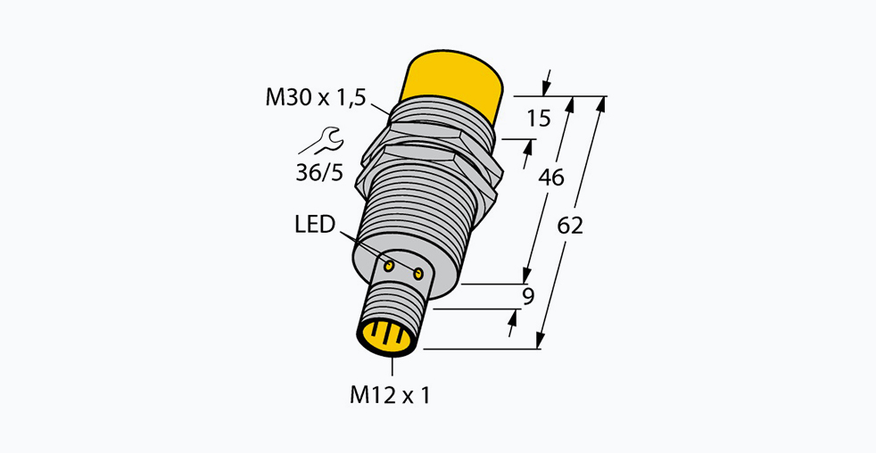 Индуктивный датчик Turck NI15-S30-VP4X/S97: характеристики и применение
